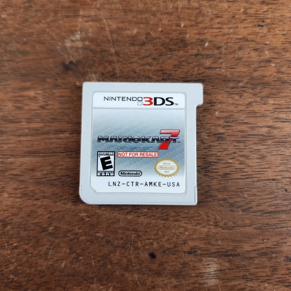 Nintendo 3DS Mario Kart 7 NOT FOR RESALE Game Cartridge